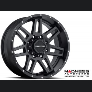 Jeep Custom Wheels (1) - Raceline - 931B - 16"x8" - Injector Black